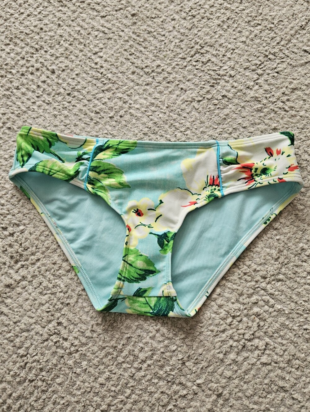 AERIE Swim Hipsters Bikini Bottom Tropical Floral XS NWT
